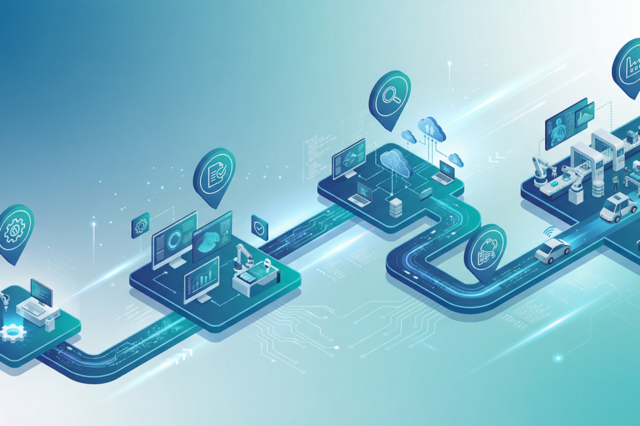 AI transformation roadmap from pilot to production deployment in manufacturing
